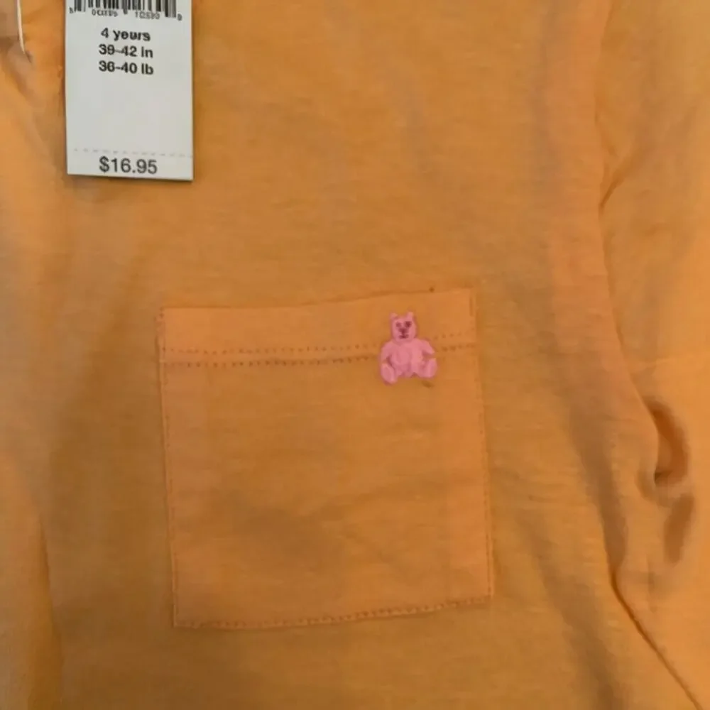 Gap NWT Organic Boxy Pocket Tee. Size 4T